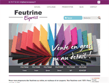Tablet Screenshot of feutrine-express.fr